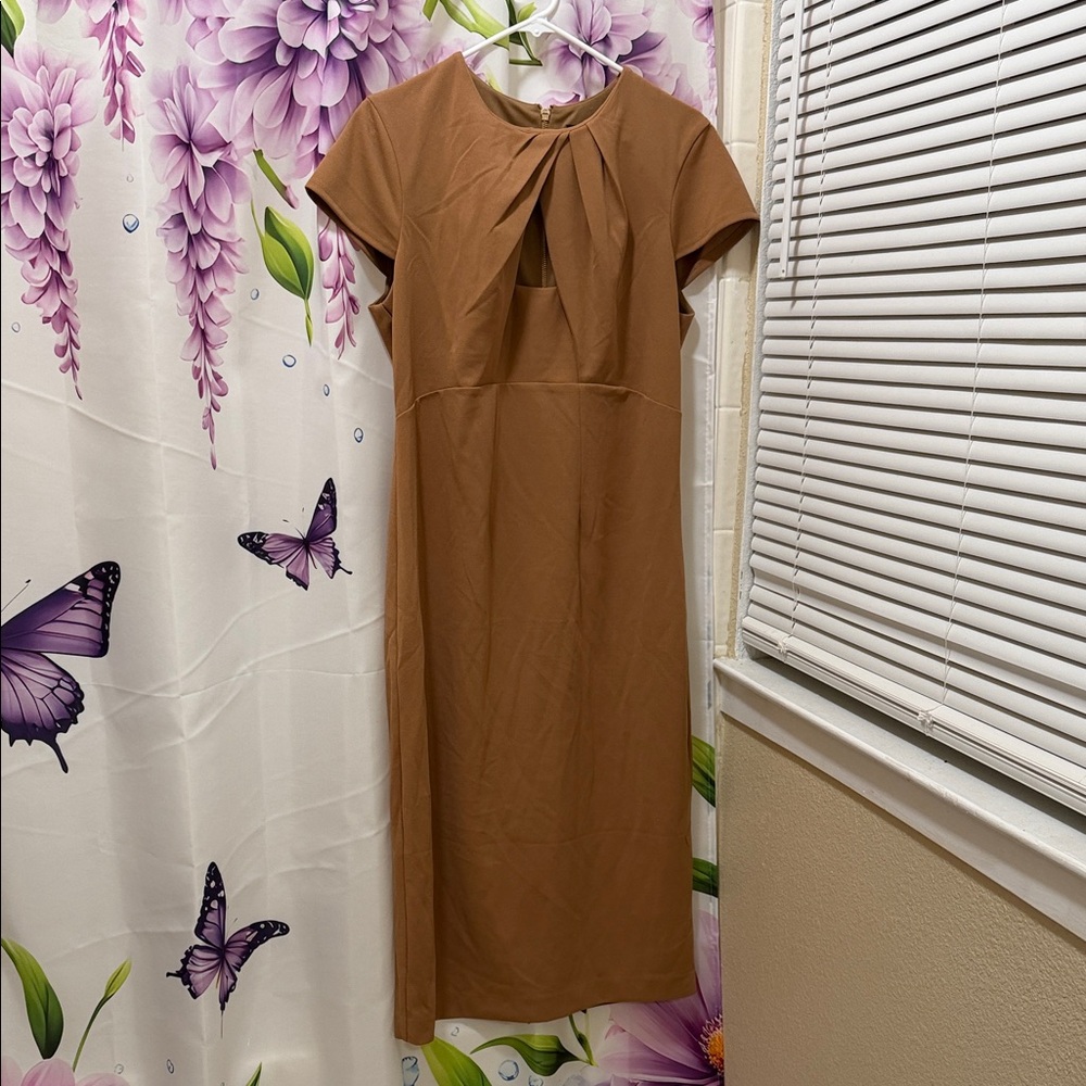 Alexia Admor Tan Midi Dress